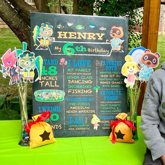 Animal Crossing Birthday Party Decorations - Picture 4 of 11